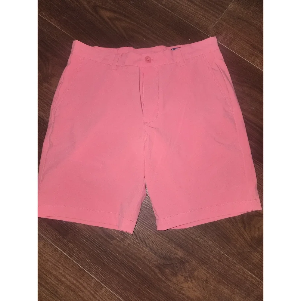 Vineyard Vines‎ Shorts Men's 32  Pink  Golf OTG Performance Casual Cotton Nylon